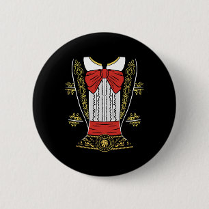 Macaron Rond 5 Cm Costume Mexicain Mariachi Charro Pour Cinco De May