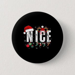 Macaron Rond 5 Cm Costume Naughty Ou Nice Correspondant Couples De N
