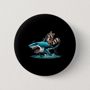 Macaron Rond 5 Cm Costume Requin Conduit Par Raton Laveur Amoureux A