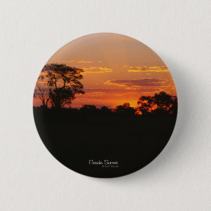 Macaron Rond 5 Cm Coucher de soleil Acacia