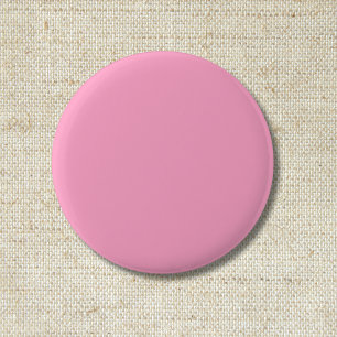 Macaron Rond 5 Cm Couleur carnation rose solide   Classique   Élégan