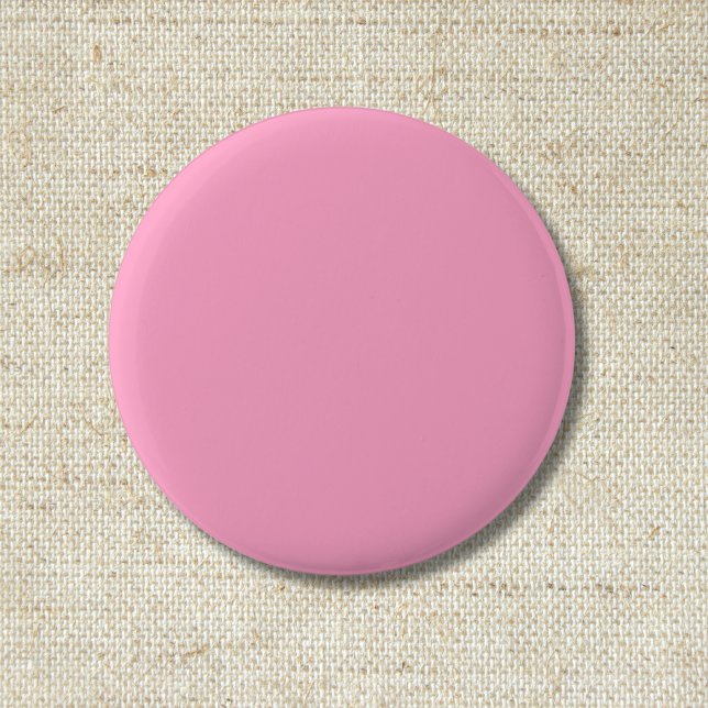 Macaron Rond 5 Cm Couleur carnation rose solide | Classique | Élégan (Créateur téléchargé)