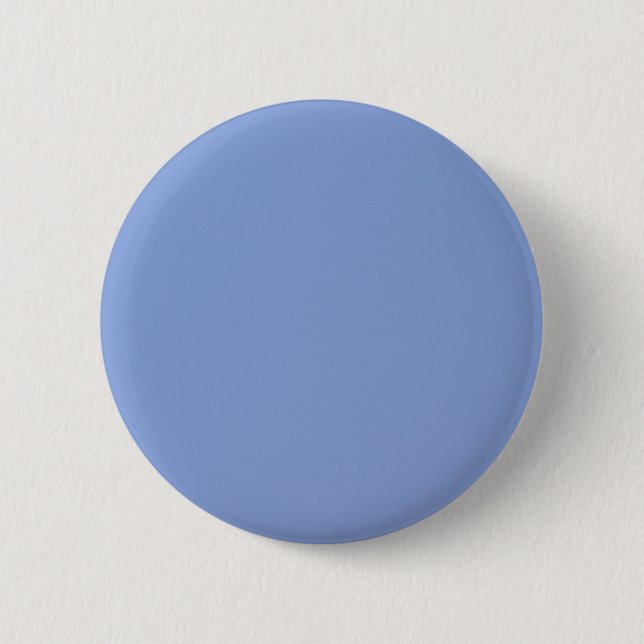 Macaron Rond 5 Cm Couleur de bleu de ciel ronde (Devant)