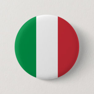 Macaron Rond 5 Cm Couleurs du drapeau italien vert blanc et rouge