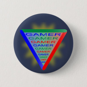 Macaron Rond 5 Cm Couleurs du système de jeu Gamer 3 Ultimate RVB