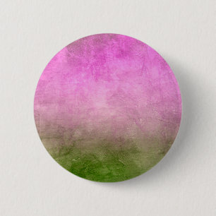 Macaron Rond 5 Cm Couleurs Grunge - Rose & Vert