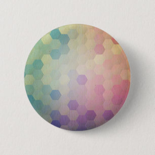 Macaron Rond 5 Cm Couleurs pastel multi vintage motif grunge chic