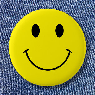 Macaron Rond 5 Cm Couleurs personnalisées Sourire Rétro Mignon