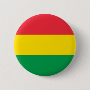 Macaron Rond 5 Cm Couleurs Rasta Vert Jaune Rouge Grilles Motif Drap
