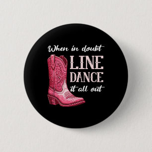 Macaron Rond 5 Cm Country Line Dancing Women Girl
