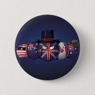 Macaron Rond 5 Cm Countryballs anglo-saxon