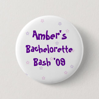 Macaron Rond 5 Cm Coup de Bachelorette de l'ambre