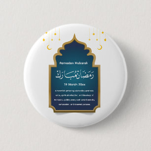 Macaron Rond 5 Cm Coupez Eid Mubarak
