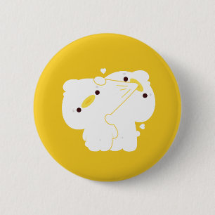 Macaron Rond 5 Cm Couple de canard