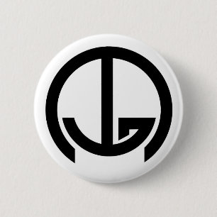 Macaron Rond 5 Cm Courrier intergalactique (IGM) - aucuns mots