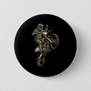 Macaron Rond 5 Cm Course de moto cross moto sale camouflage pilote g