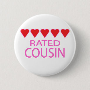 Macaron Rond 5 Cm Cousin à cœur quintuple