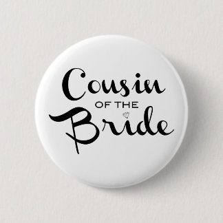 Macaron Rond 5 Cm Cousin de Bride Black on White