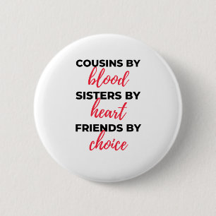 Macaron Rond 5 Cm Cousins By Blood Sisters By Heart 2