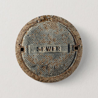 Macaron Rond 5 Cm Couverture de trou d'homme d'égout