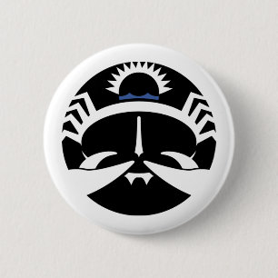 Macaron Rond 5 Cm Crabe du cancer graphique