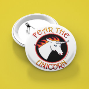 Macaron Rond 5 Cm Craignez le Pin de bouton de licorne