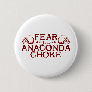 Macaron Rond 5 Cm Craignez l'obstruction d'anaconda