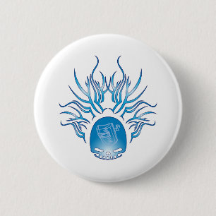 Macaron Rond 5 Cm Crâne de soudure