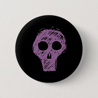 Macaron Rond 5 Cm Crânes