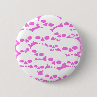 Macaron Rond 5 Cm Crânes d'enfant de scène