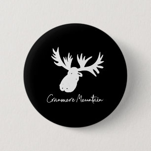 Macaron Rond 5 Cm Cranmore Mountain New Hampshire Ramure de Moose Sk
