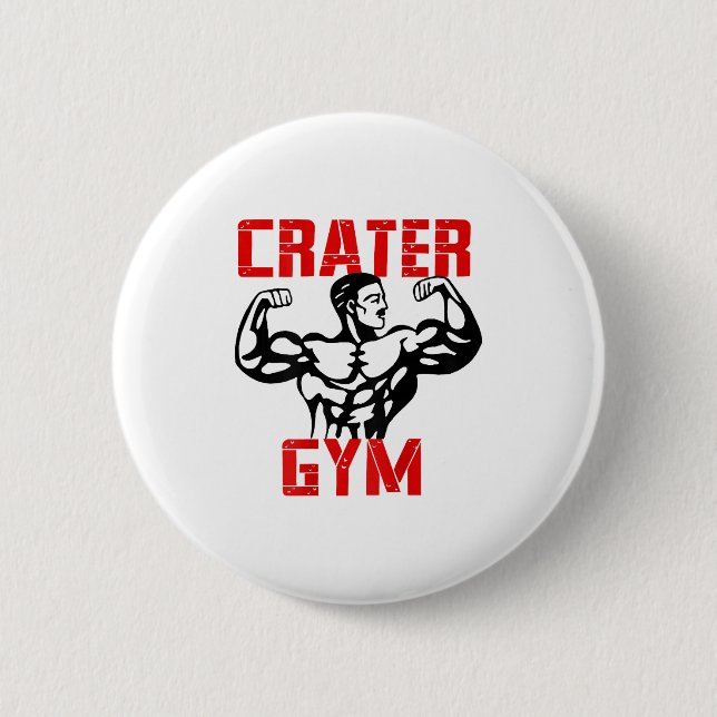 Macaron Rond 5 Cm Crater Gym  (Devant)