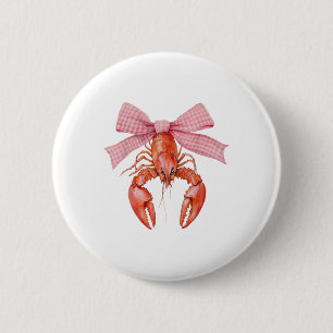 Macaron Rond 5 Cm Crawfish Coquette Crawfish Bow Crawfish Boil Lobst