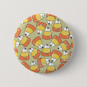 Macaron Rond 5 Cm CRAZY Candy Corn !