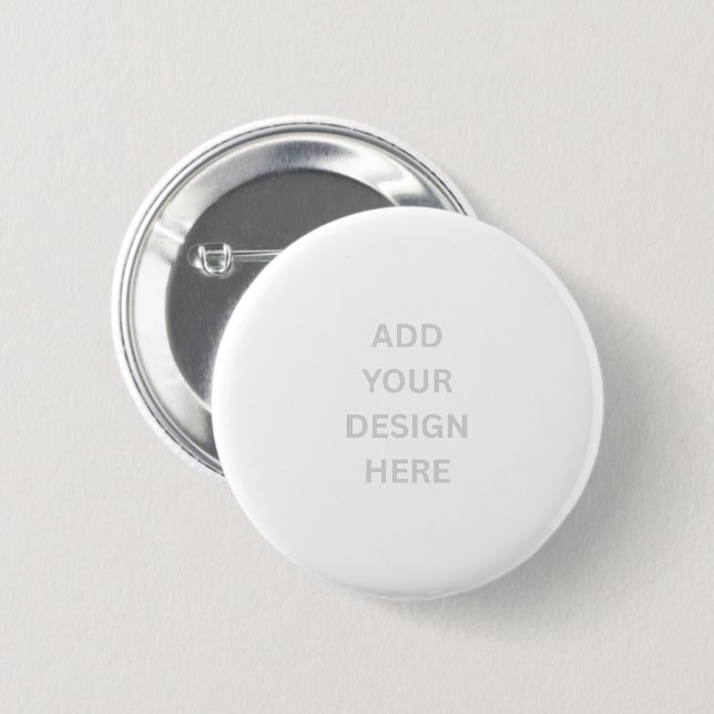 Macaron Rond 5 Cm Create Your Own Custom Design 2¼ Inch Round Button (Devant & derrière)