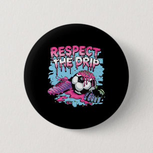 Macaron Rond 5 Cm Crème Glacée Drip Football Respectez Le Drip Footb