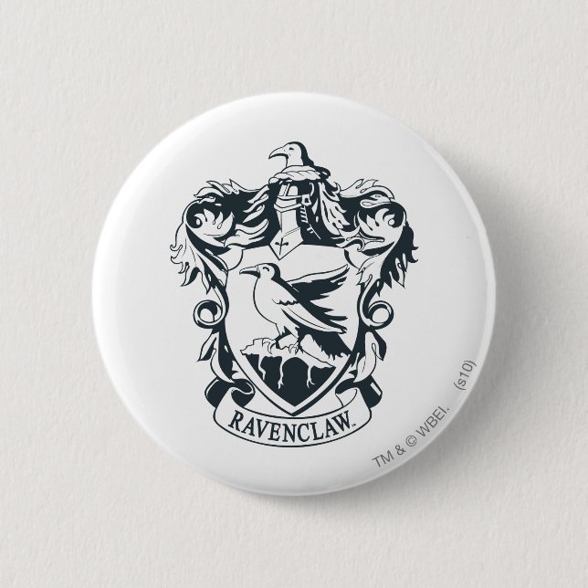 Macaron Rond 5 Cm Crest de Ravenclaw (Devant)