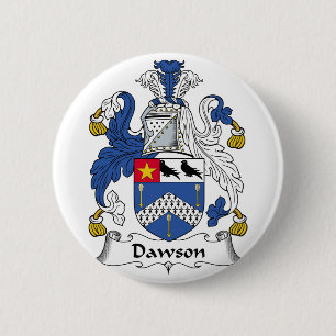 Macaron Rond 5 Cm Crête de famille de Dawson