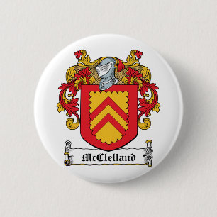 Macaron Rond 5 Cm Crête de famille de McClelland