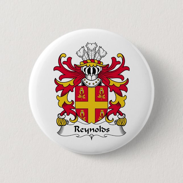 Macaron Rond 5 Cm Crête de famille de Reynolds (Devant)