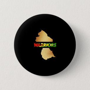 Macaron Rond 5 Cm Cricket des Caraïbes Guyana Warriors Cricket guyan