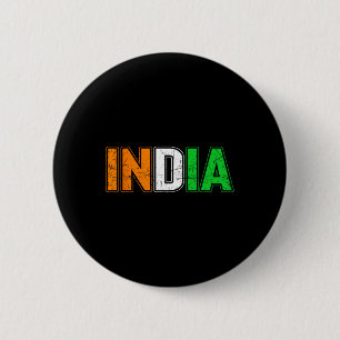 Macaron Rond 5 Cm Cricket Inde Sport indien Athlète Joueur Entraîneu