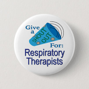 Macaron Rond 5 Cm Criez pour les thérapeutes respiratoires