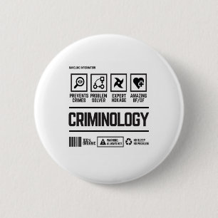 Macaron Rond 5 Cm criminologie