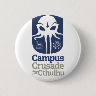 Macaron Rond 5 Cm Croisade de campus pour Cthulhu