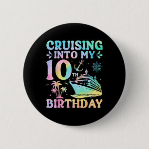 Macaron Rond 5 Cm Croisière d'anniversaire voyage en croisière pour