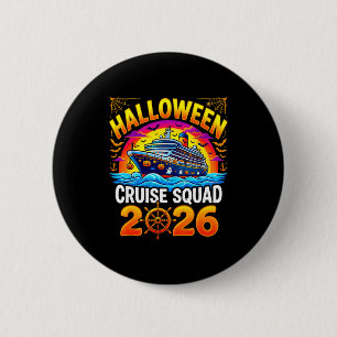 Macaron Rond 5 Cm Croisière de la famille Halloween équipe 2026 cost