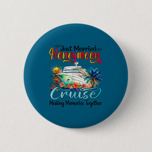 Macaron Rond 5 Cm Croisière de lune de miel minimale 2026 Tout juste