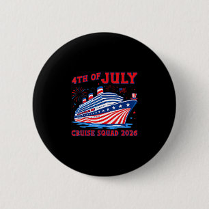 Macaron Rond 5 Cm croisière du 4 juillet équipe 2026 tenue assortie 