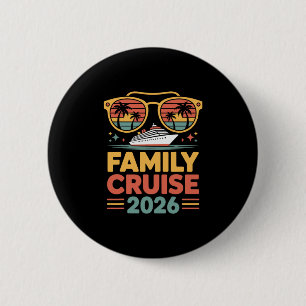 Macaron Rond 5 Cm Croisière en famille 2026 Croisière 2